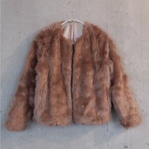 H&M Teddy Jacket - Tan